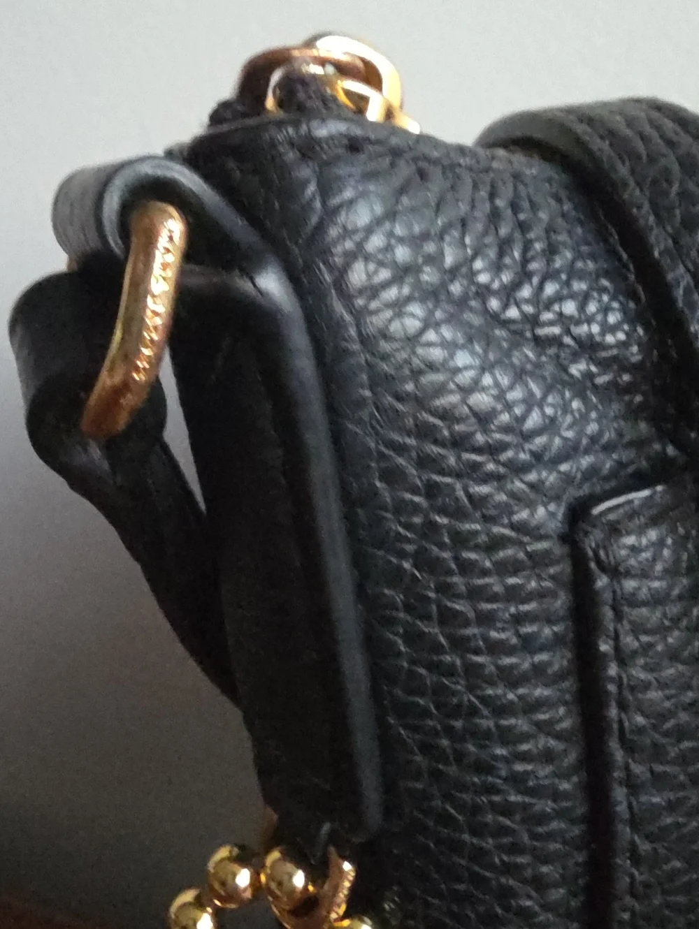MARC JACOBS Tours Black Leather Crossbody Bag
